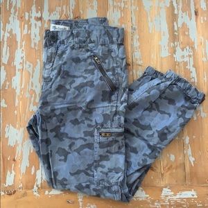 Madewell blue camo cargo jogger pants size 27